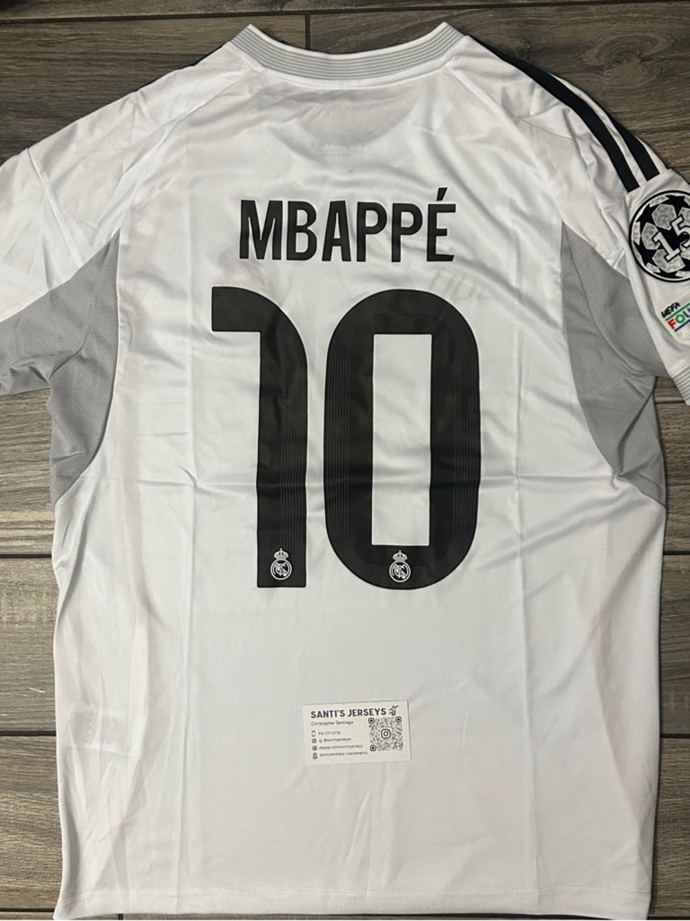 #10 Mbappe Real Madrid 25/26 Home | Champions League | Size Large